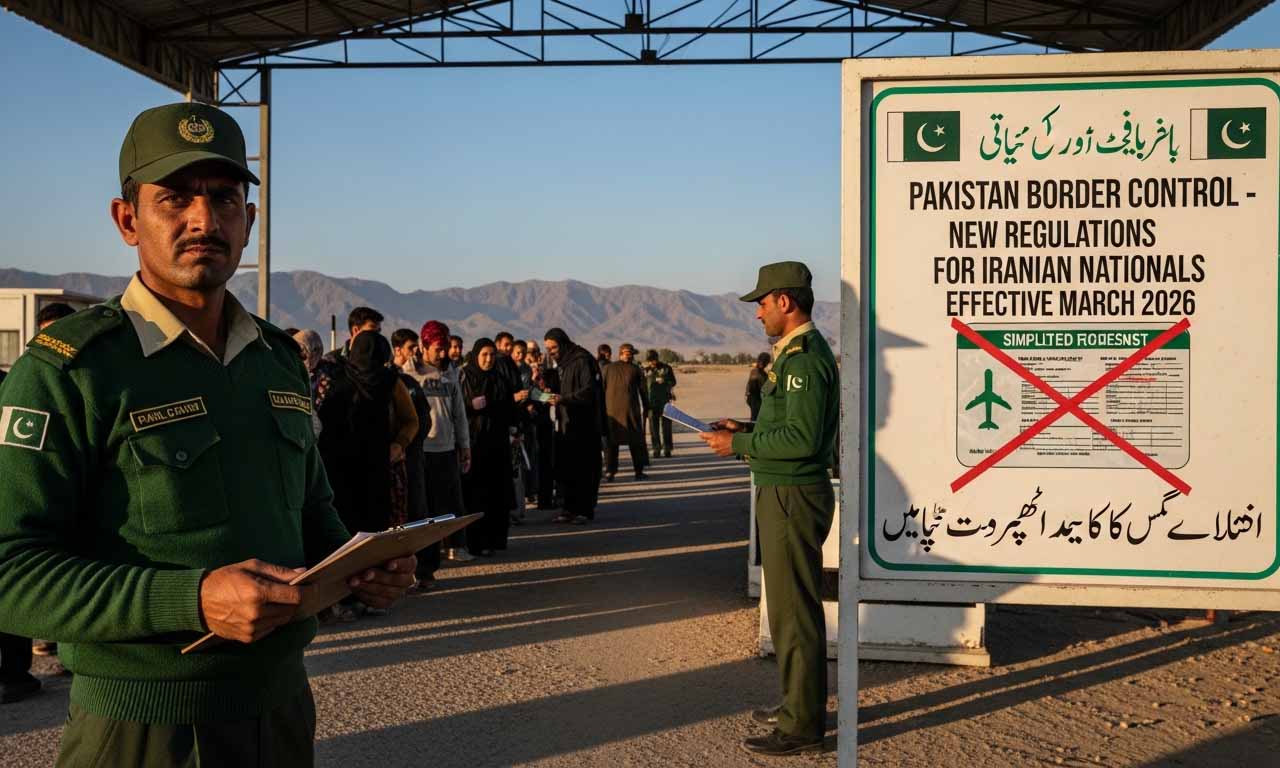 Pakistan Ends Simplified Border Travel for Iranians From March 2026 Pakistan Ends Simplified Border Travel for Iranians From March 2026